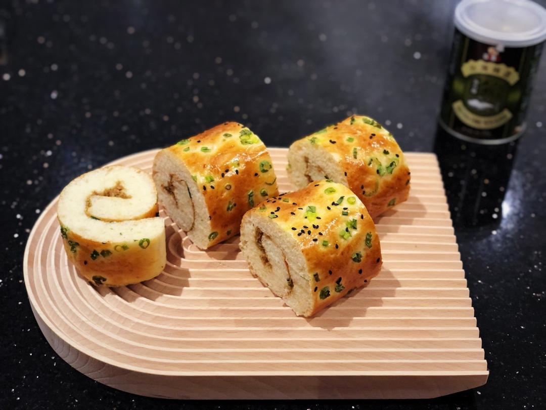 回忆的味道---肉松面包卷