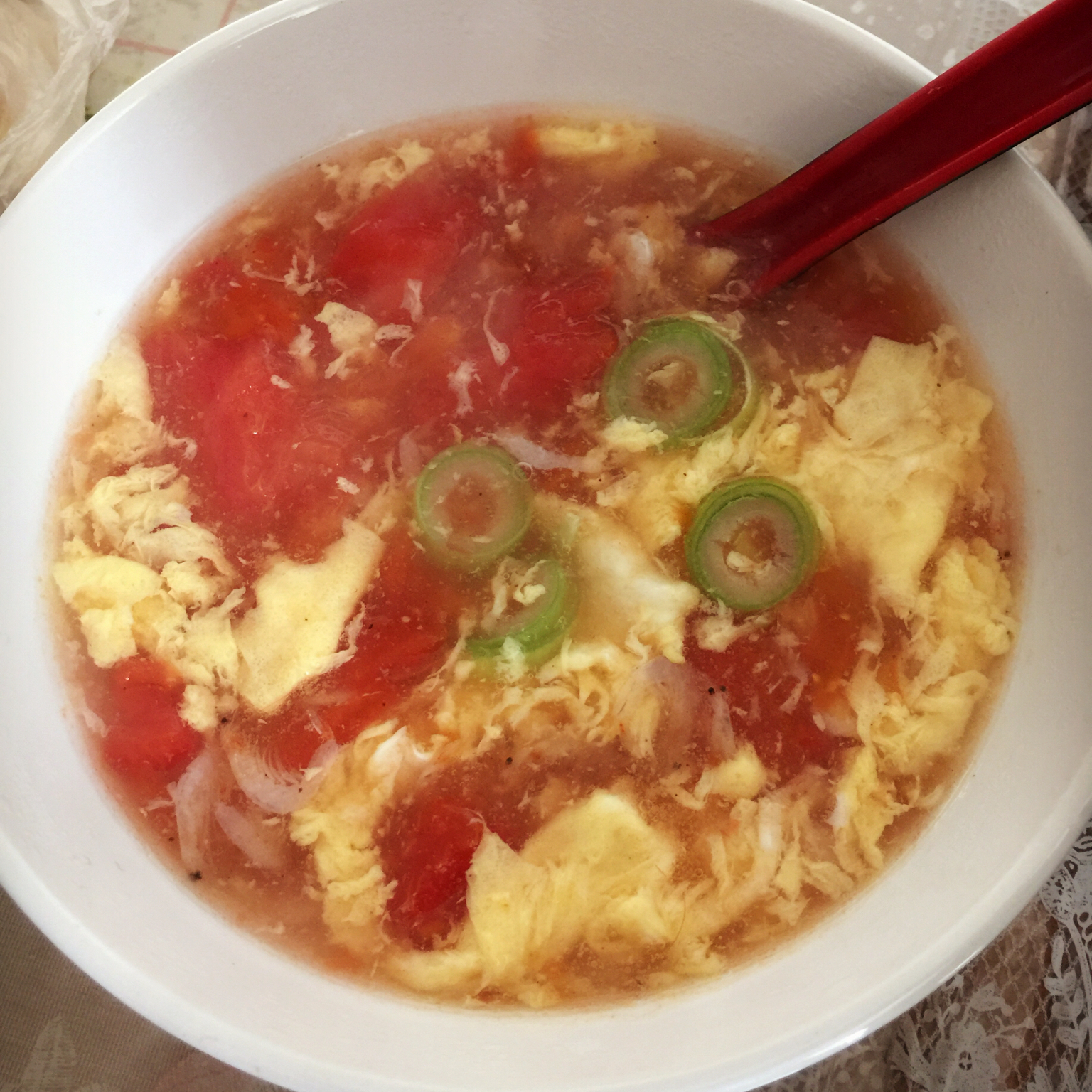 西红柿鸡蛋汤