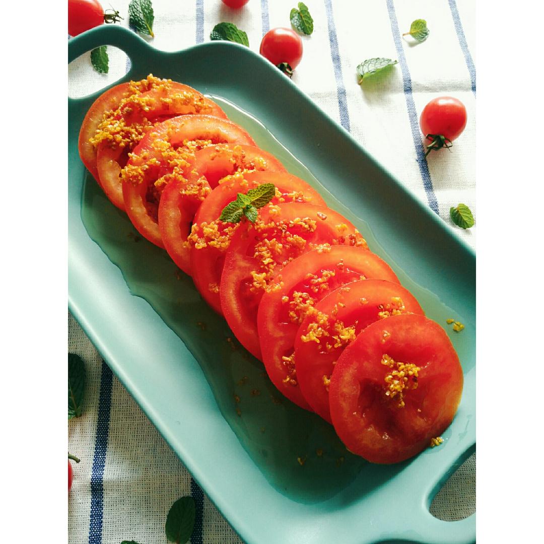 不能好好吃饭做的桂花梅汁渍番茄