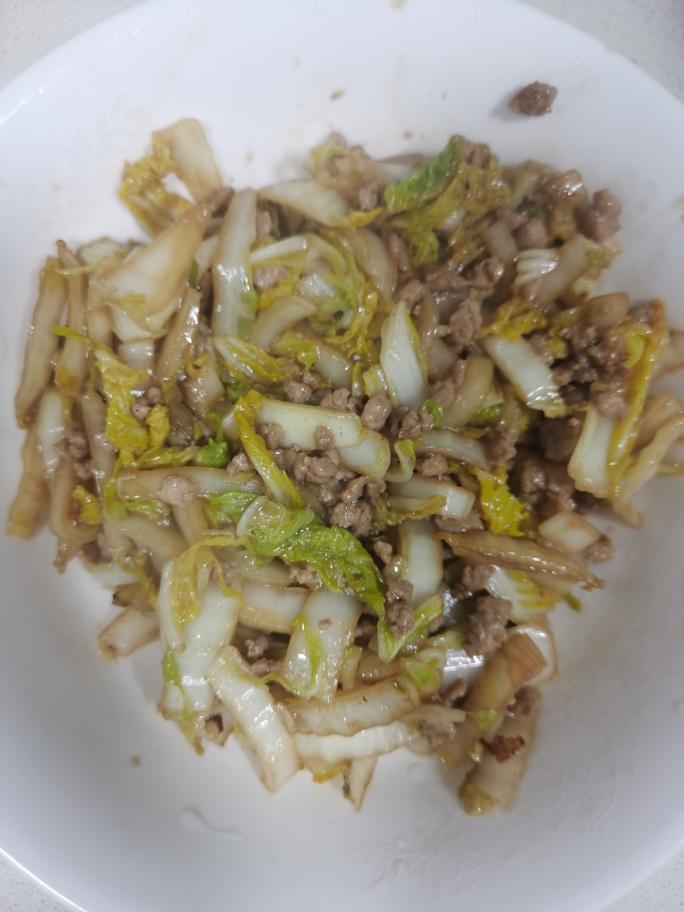 肉沫娃娃菜的做法