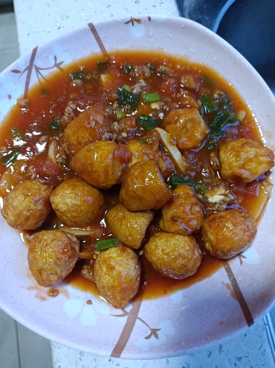 茄汁虎皮鹌鹑蛋