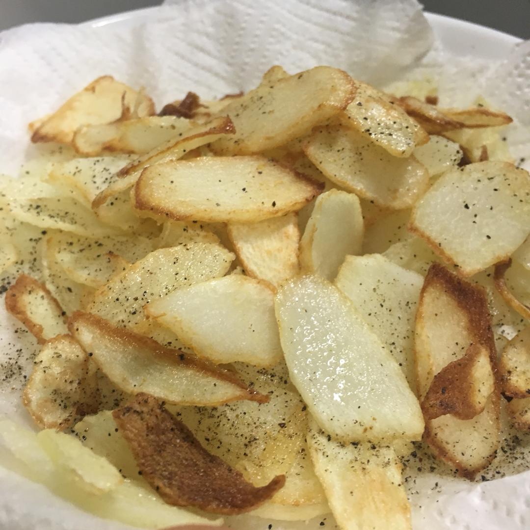 超好吃的炸山药片