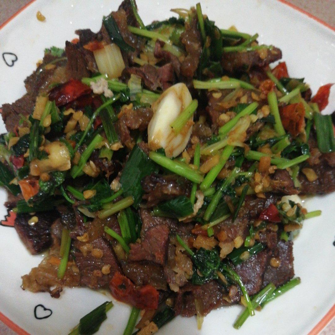 小炒腊牛肉