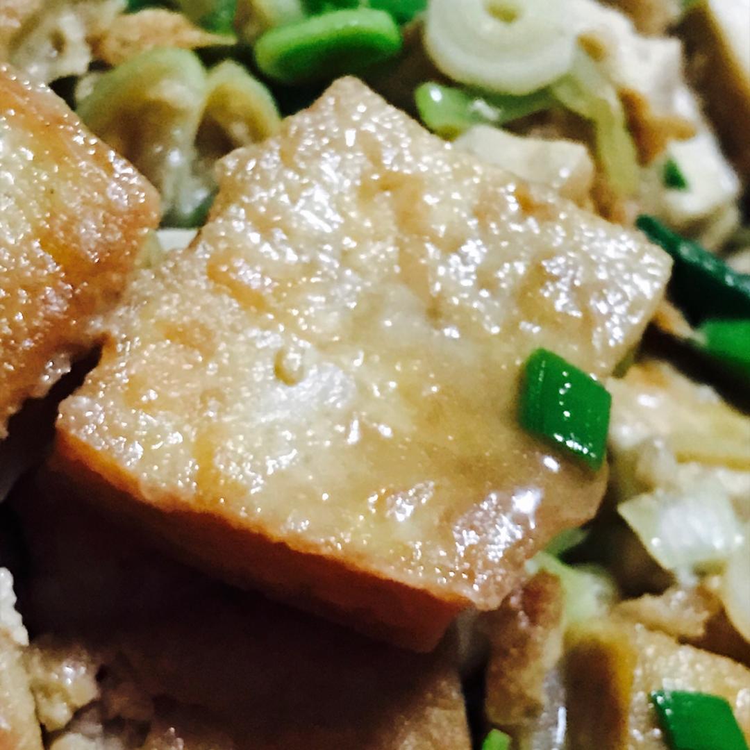 蚝油嫩豆腐