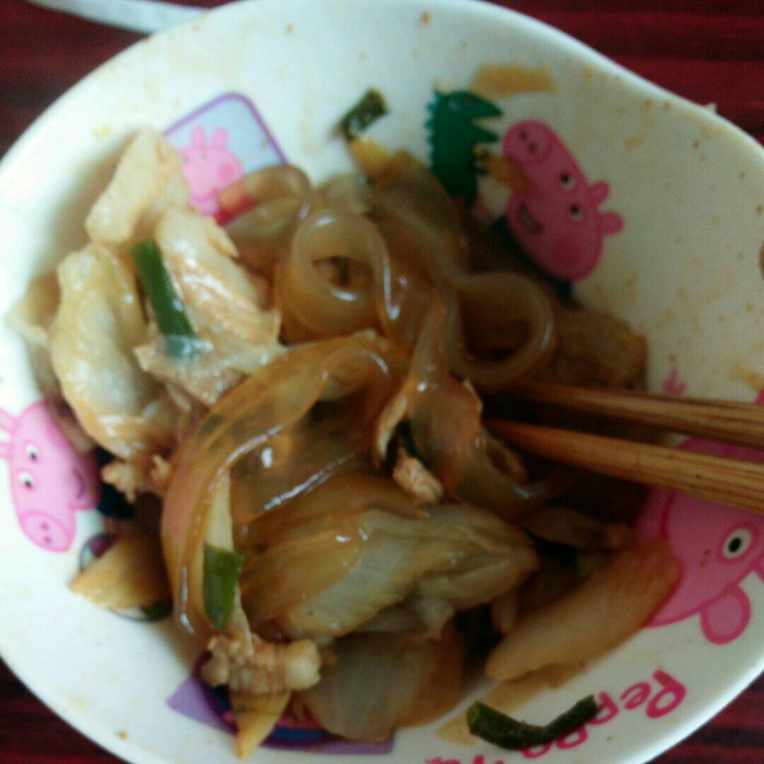 猪肉白菜炖粉条