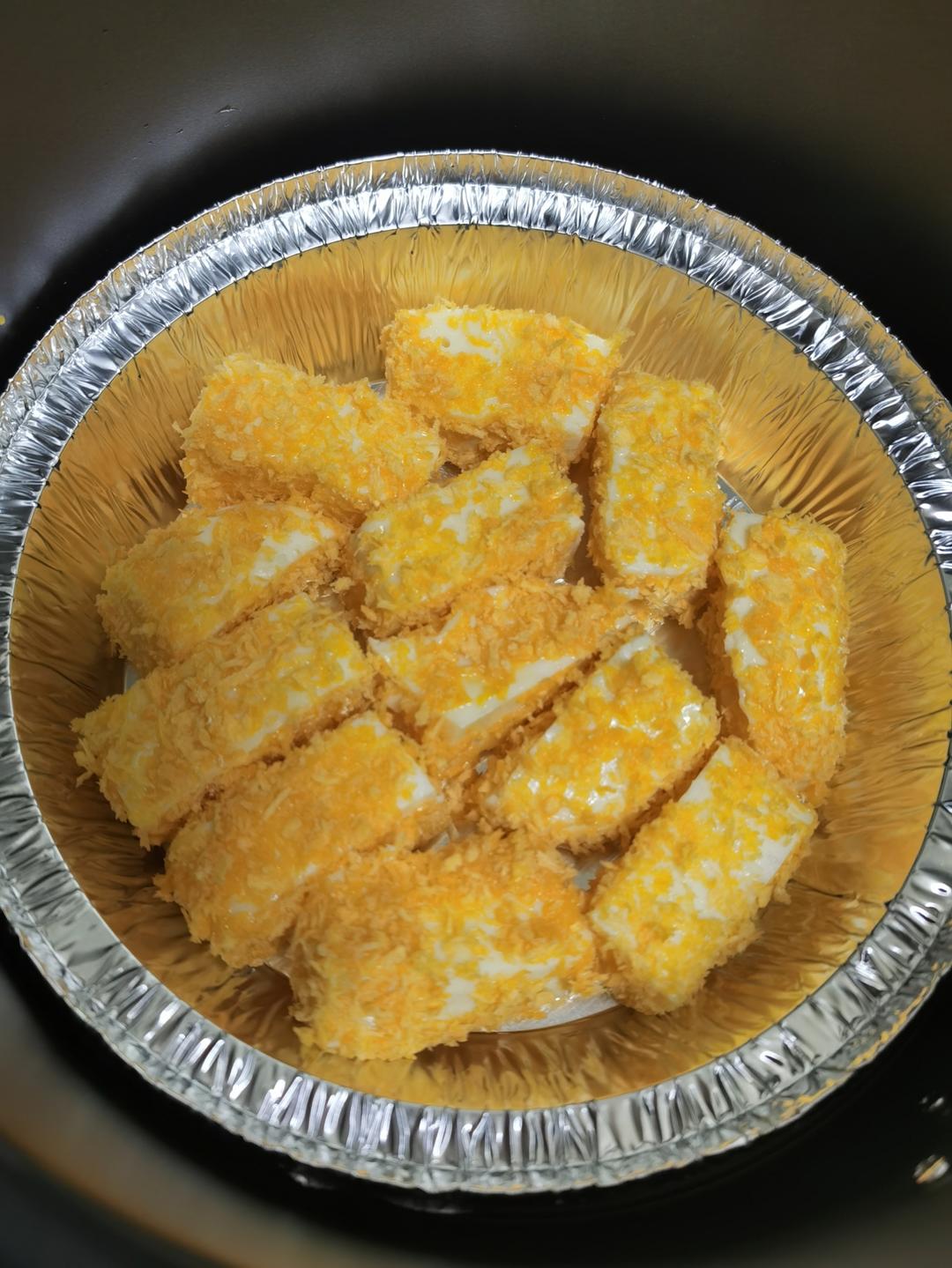 空气炸锅：炸牛奶