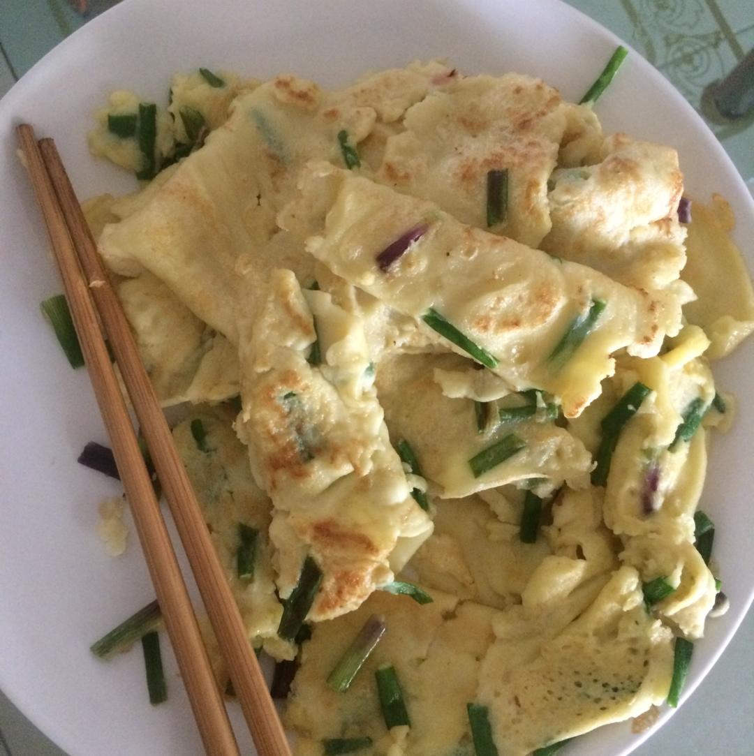 鸡蛋香葱小煎饼