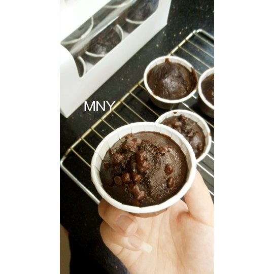 好吃不发胖系列-巧克力香蕉马芬。零巧克力低脂肪。