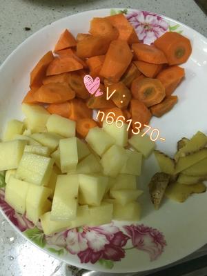 下饭菜之土豆胡萝卜排骨煲的做法 步骤3