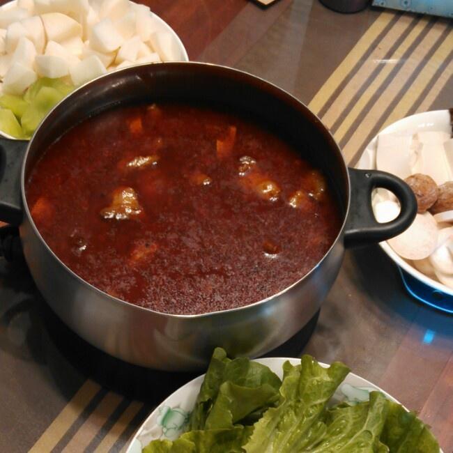 火锅底料版羊肉火锅的做法