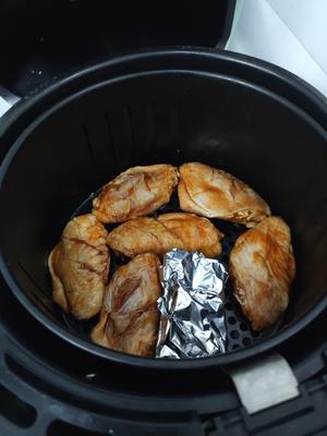 空气炸锅之奥尔良烤鸡翅（不用翻面）的做法 步骤5