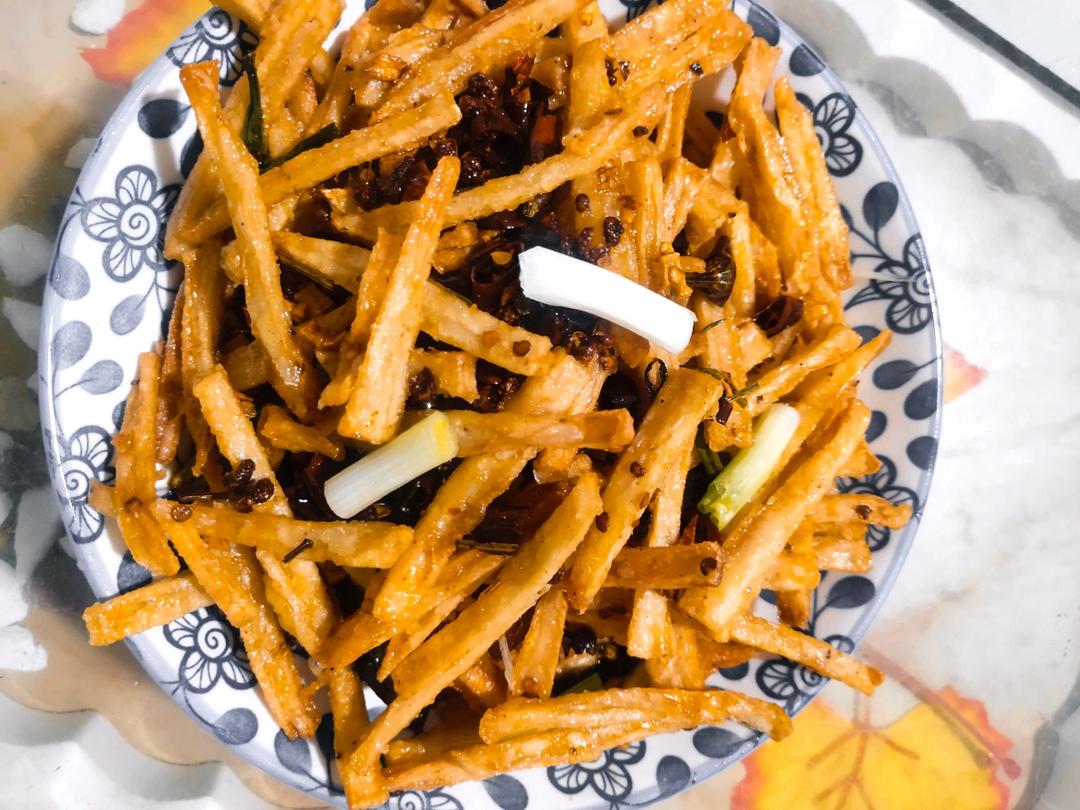 干煸藕丝—正宗武汉小吃
