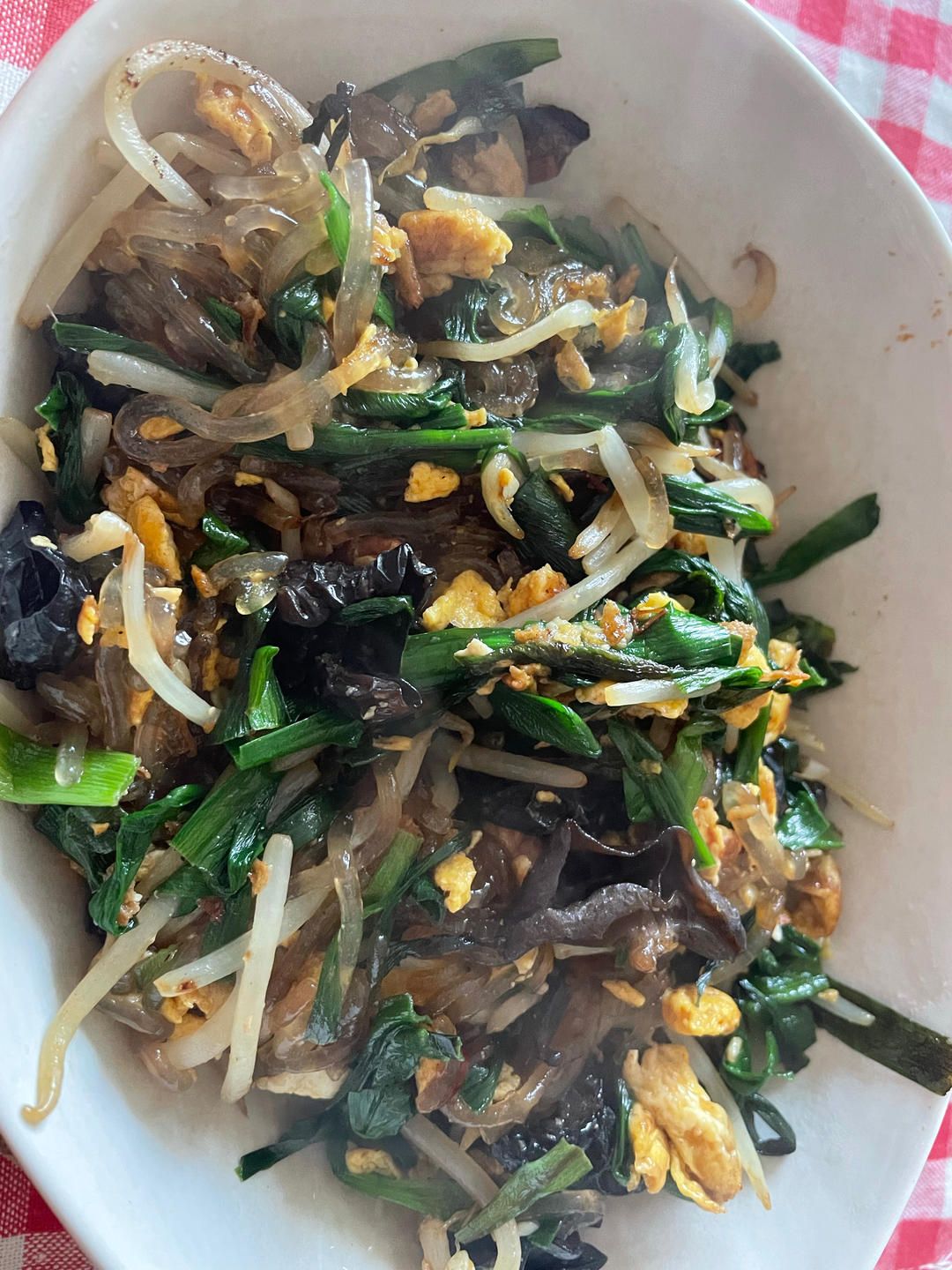 豆芽炒粉条