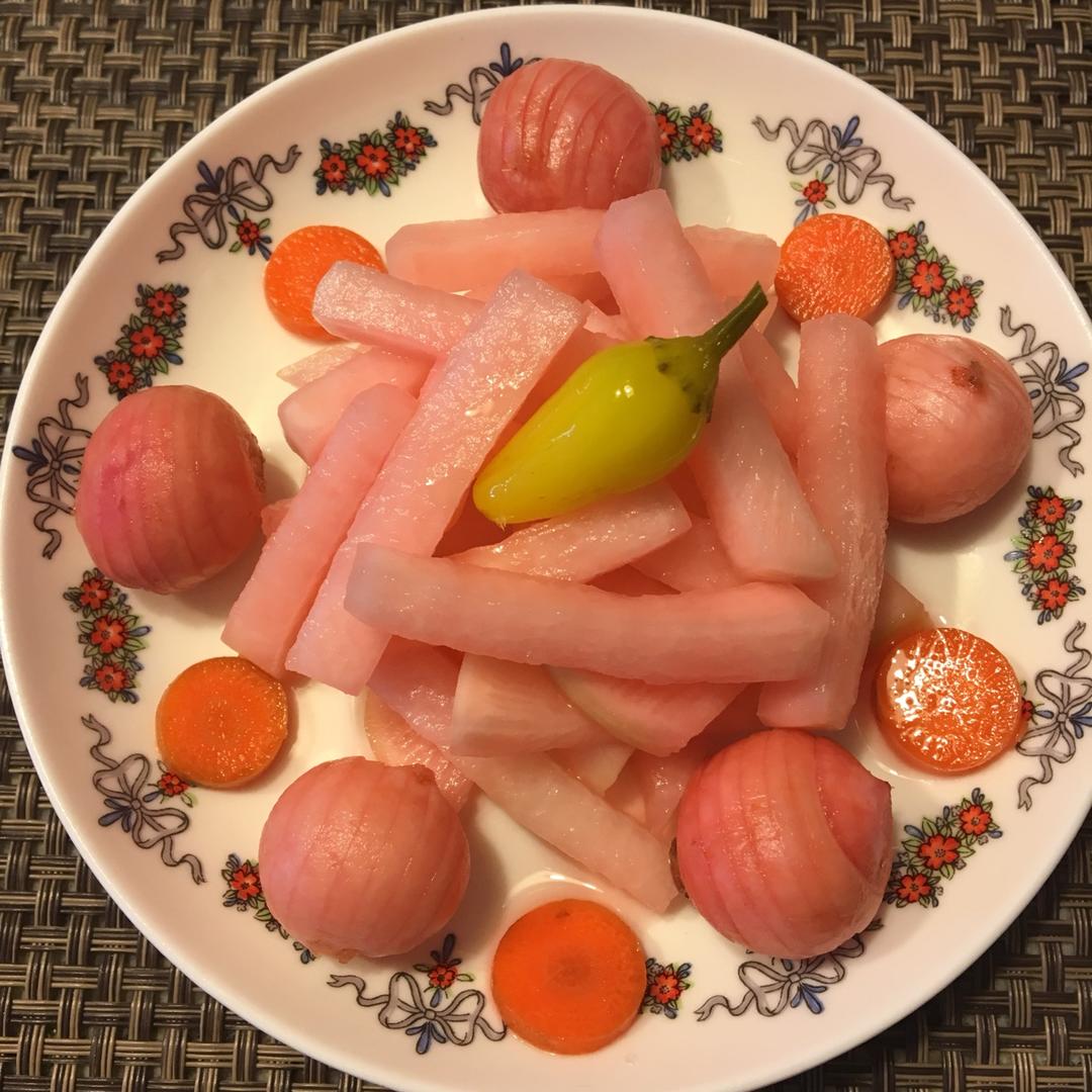 糖醋腌萝卜