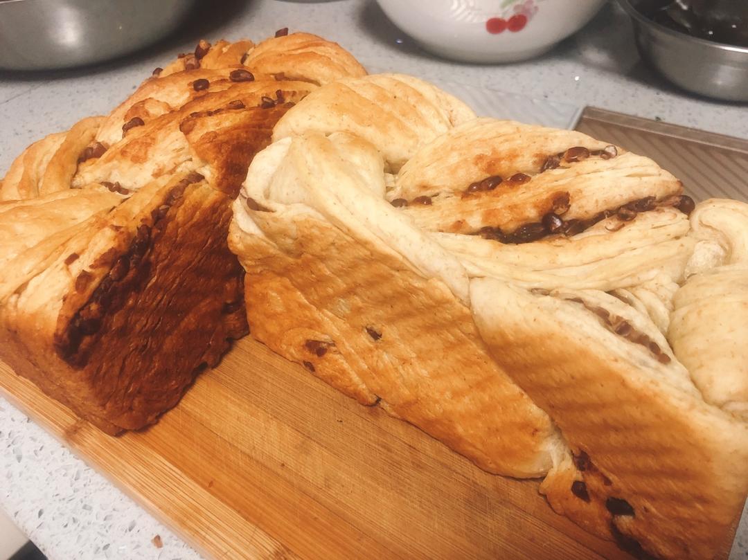 红豆丹麦面包