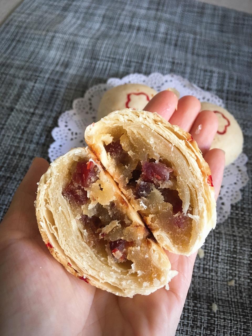 白酥皮云腿月饼