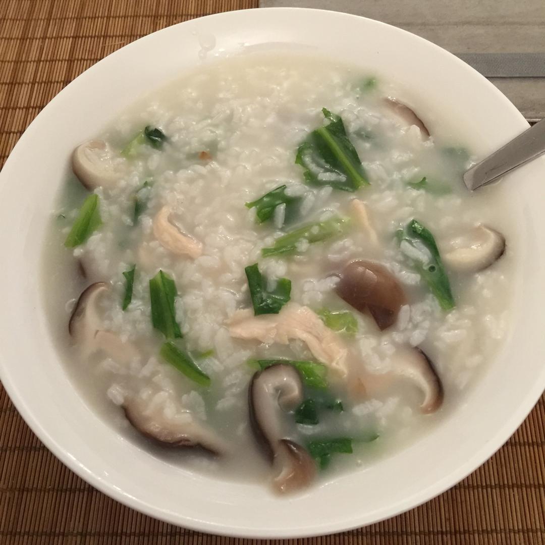 香菇鸡肉粥