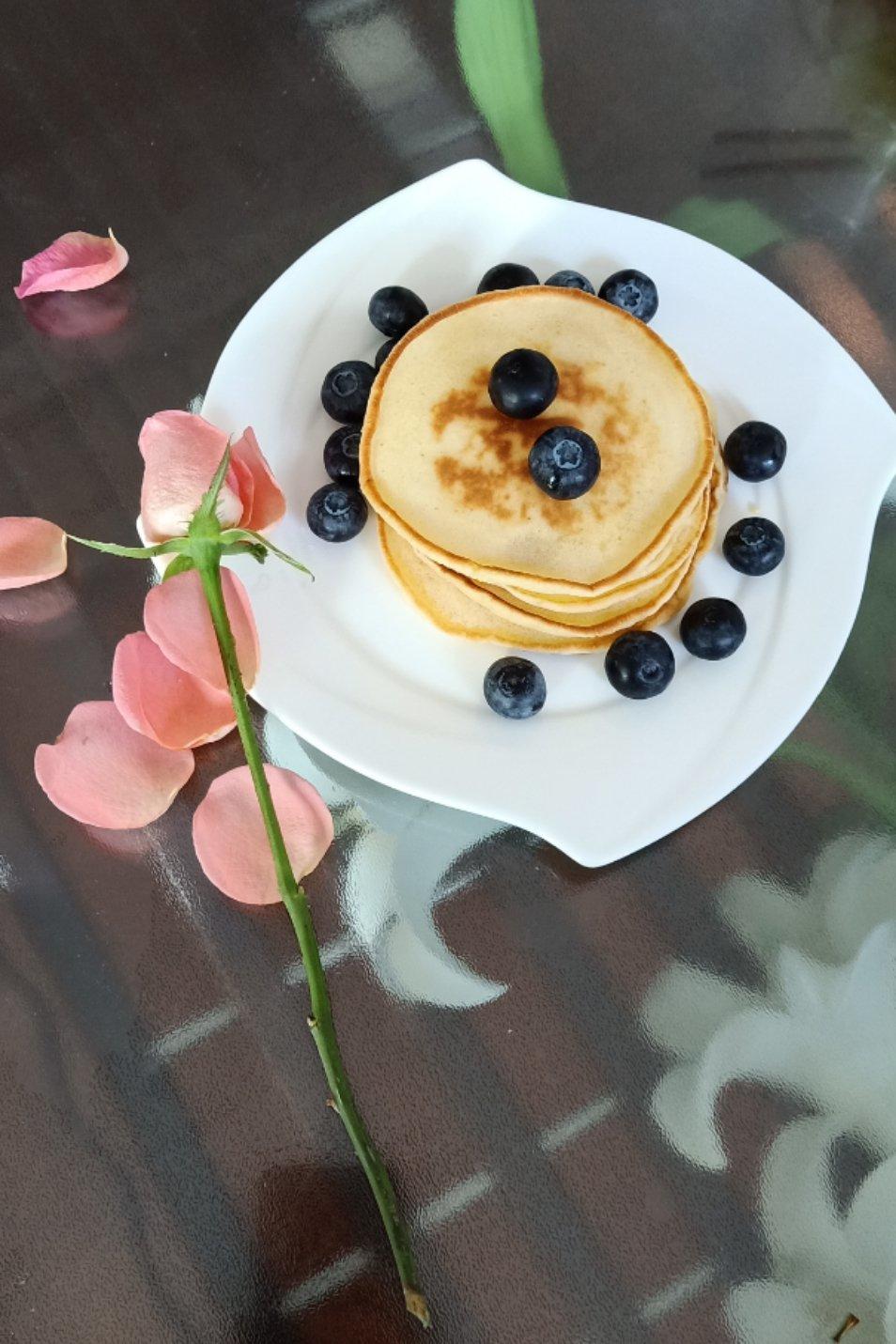 原味松饼Pancake。