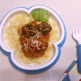 番茄肉丸意面.Spaghetti and meat balls.