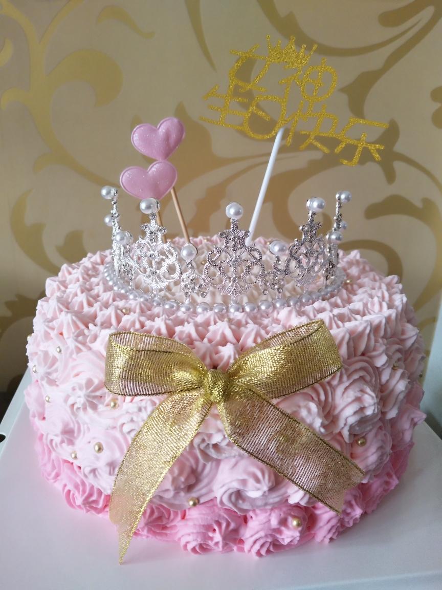 渐变生日蛋糕