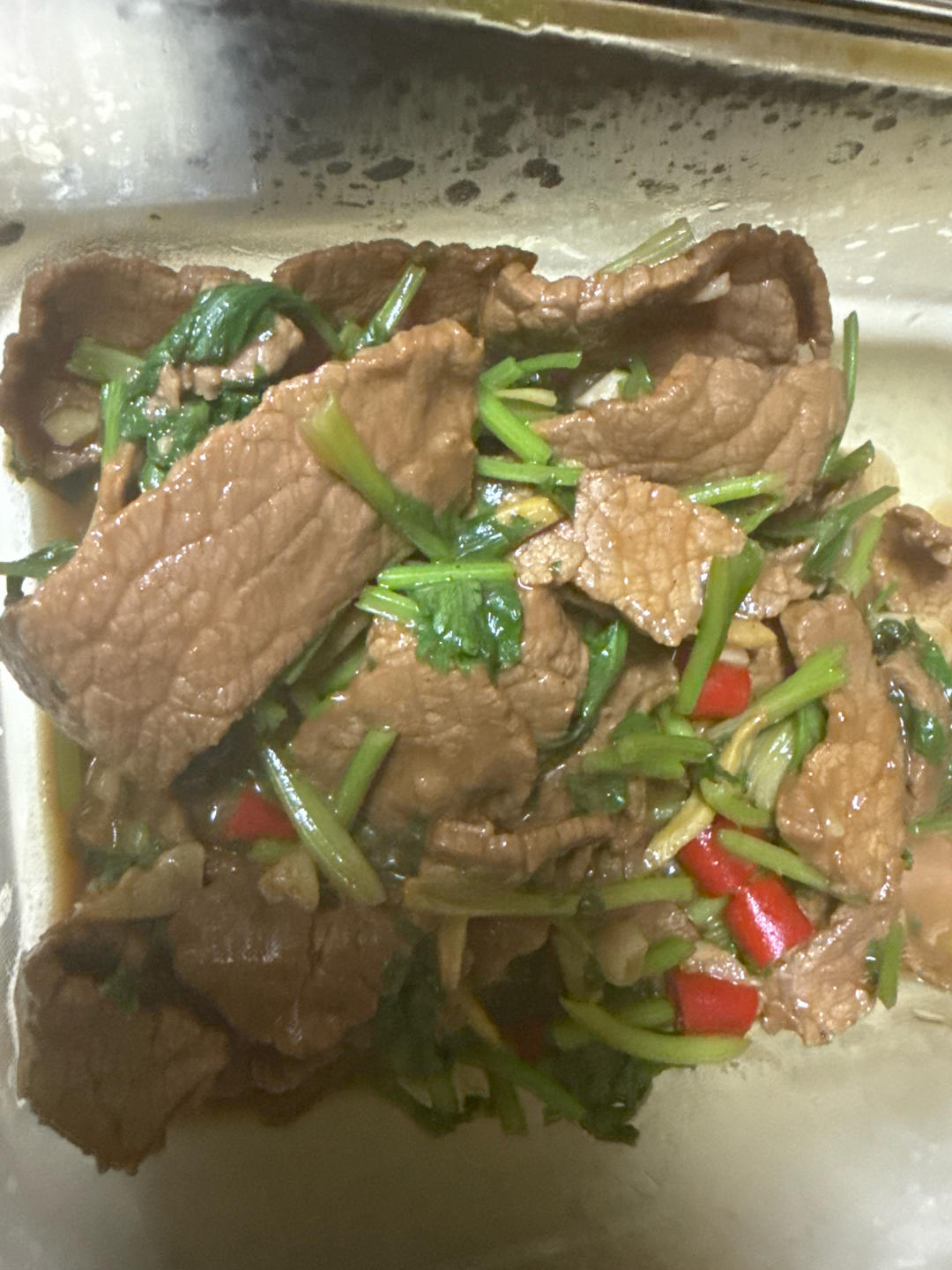 香菜牛肉