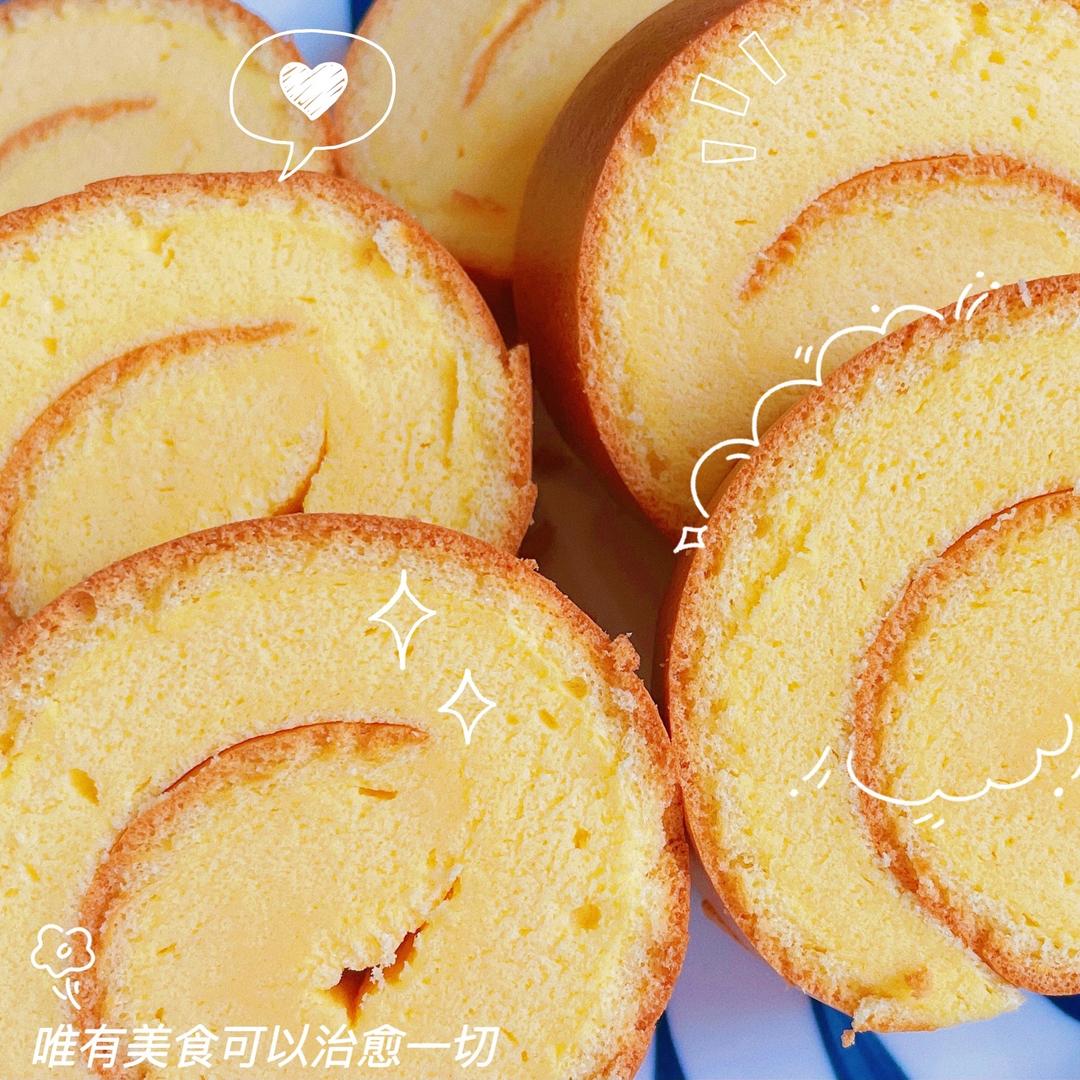 低糖版原味蛋糕卷的做法