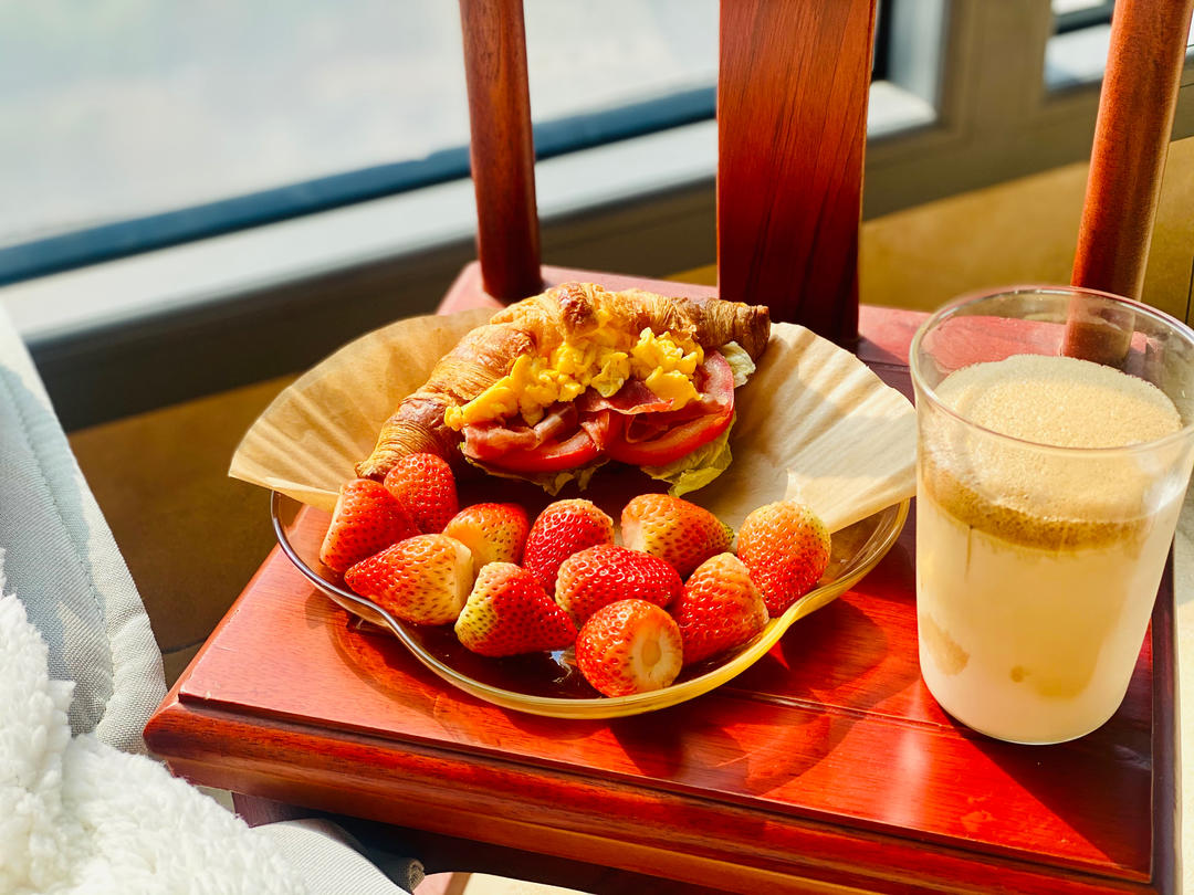 芝士火腿可颂🥐三明治