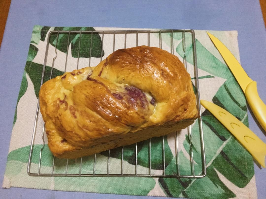 中种大理石纹紫薯吐司