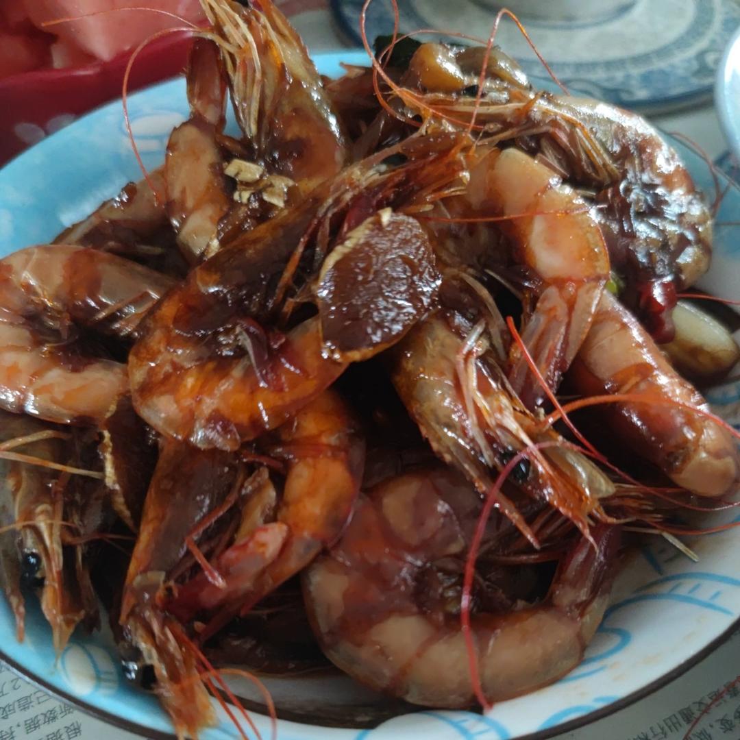 家庭版油焖大虾