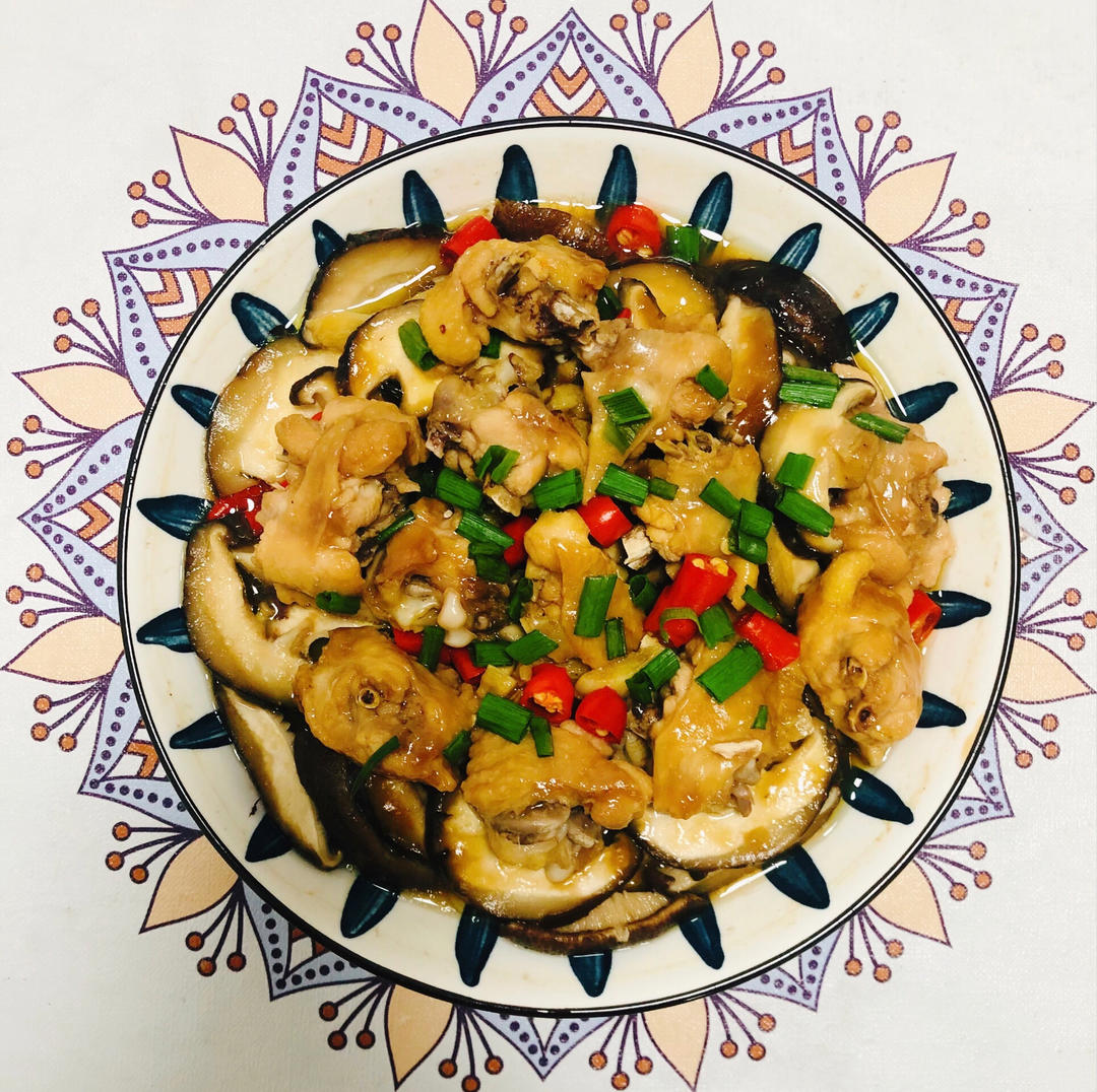 蒸菜更健康--香菇蒸鸡翅