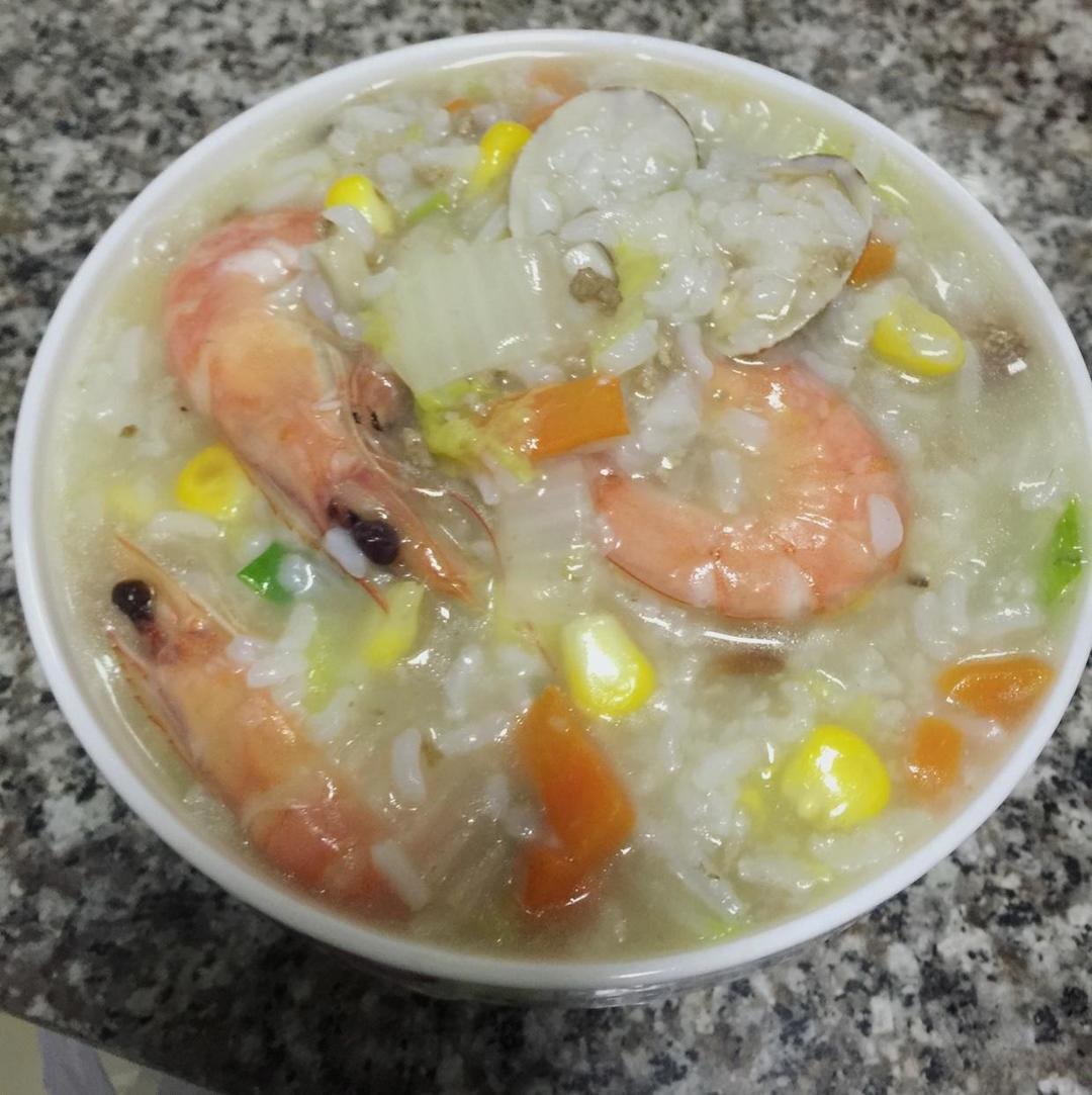 什锦海鲜粥