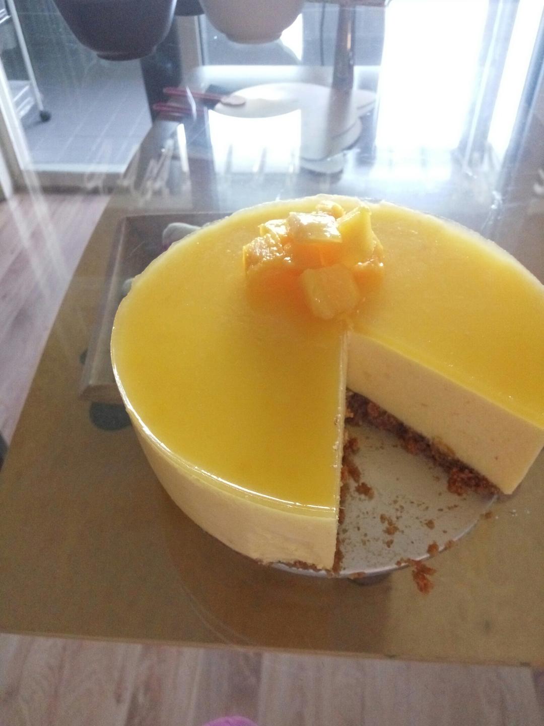 【视频】芒果慕斯（6寸） | 含镜面果胶配方