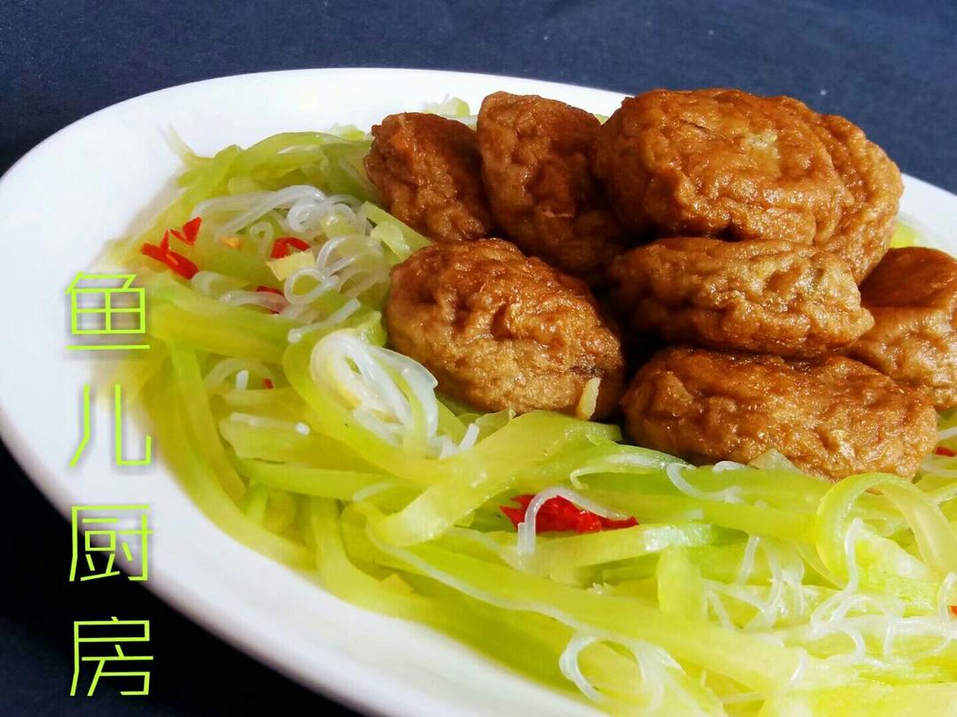 双丝黄鱼小鲜肉──鱼儿厨房私房菜