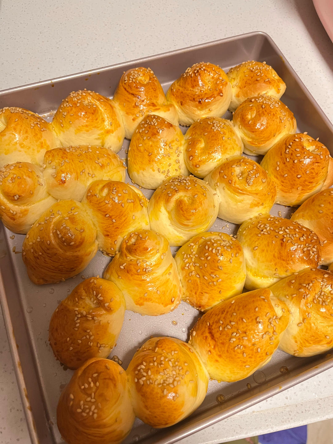 脆底蜂蜜小面包