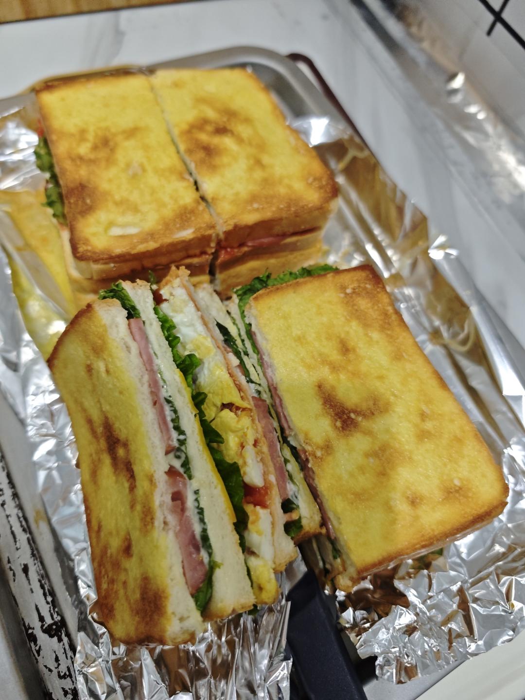 超级好吃的黄金三明治🥪