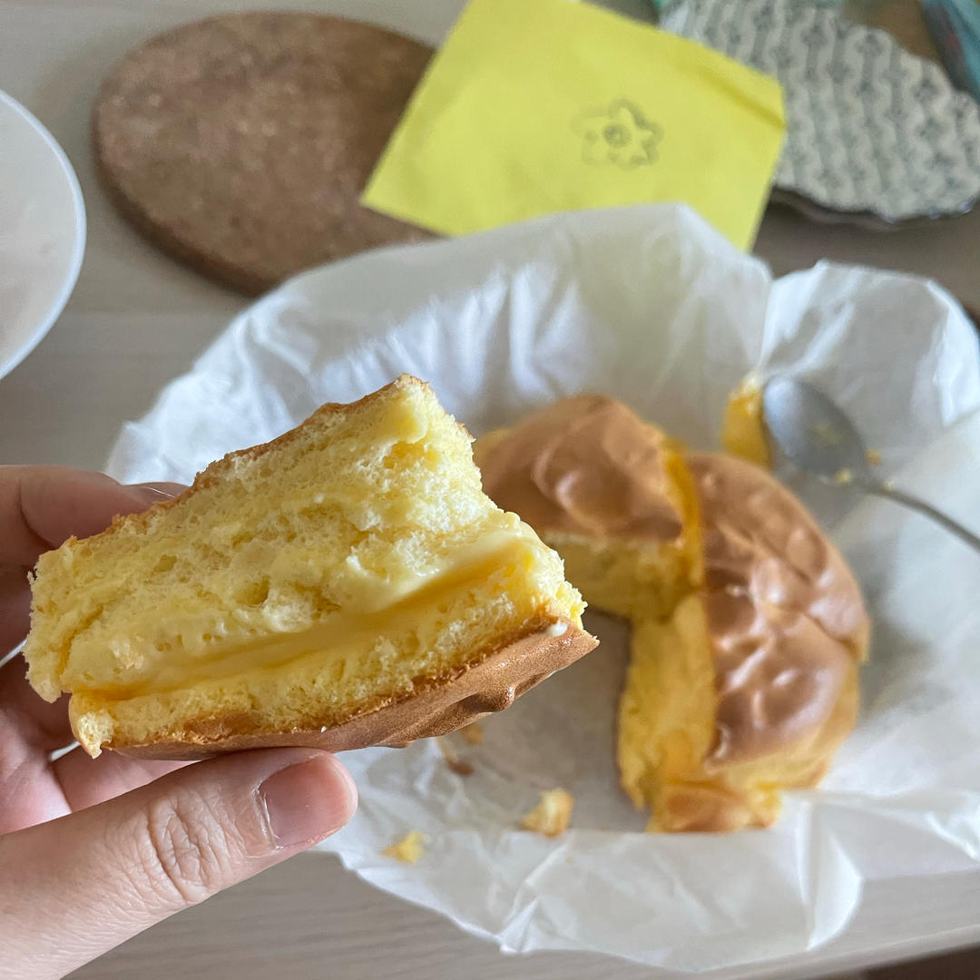 烤舒芙蕾🥞简单方便一次成功～口感绵密好吃😋