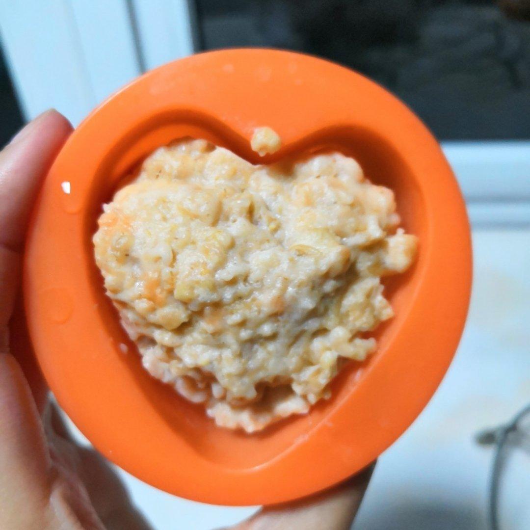 无油无糖高纤黑麦片马芬蛋糕