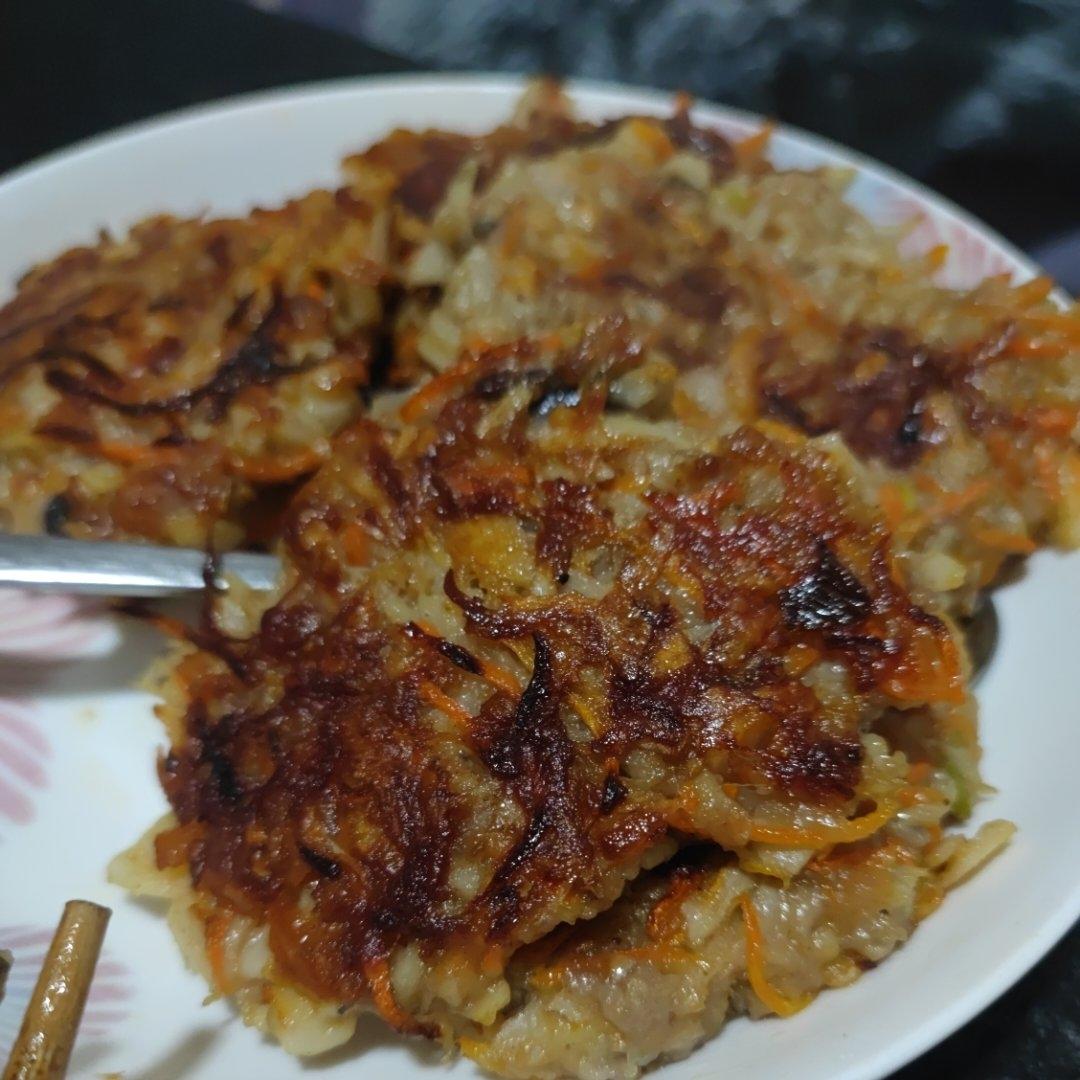 比藕盒简单还要好吃的香煎藕饼😋