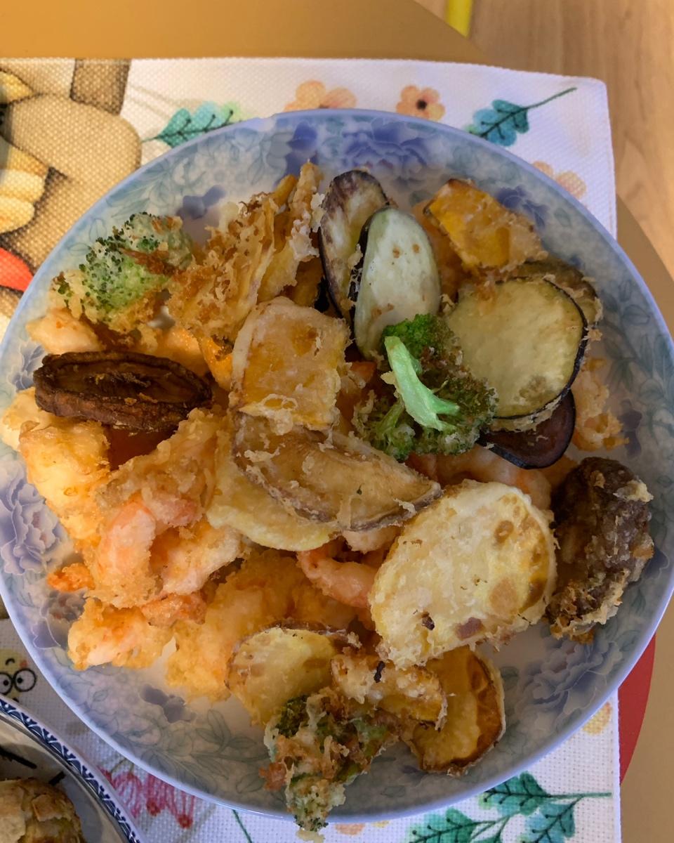 天妇罗海老野菜（炸虾天妇罗）