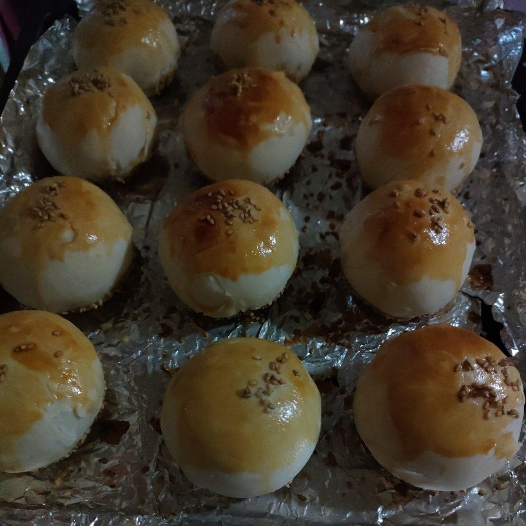 酥皮绿豆饼（简易大包酥）