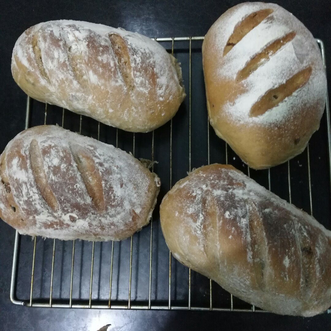 全麦红糖桂圆软欧包