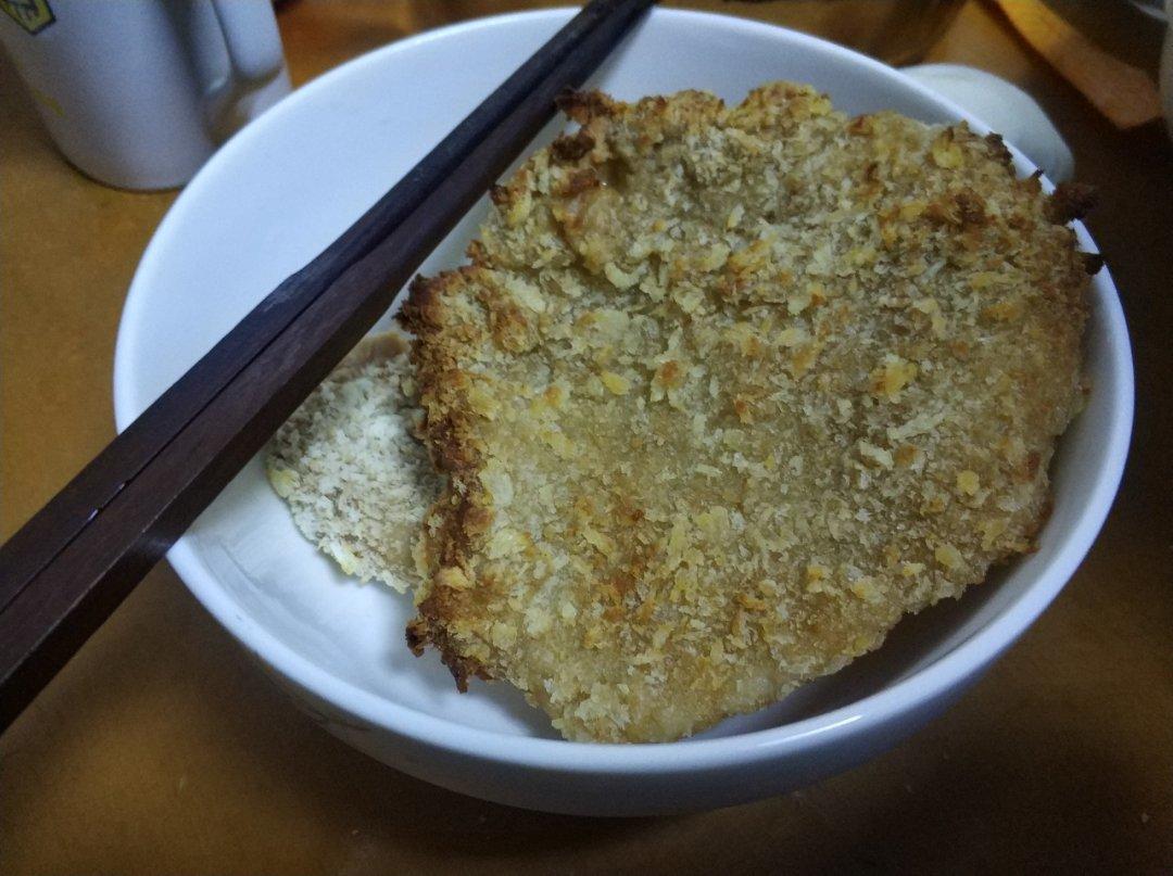 空气炸锅の炸猪排