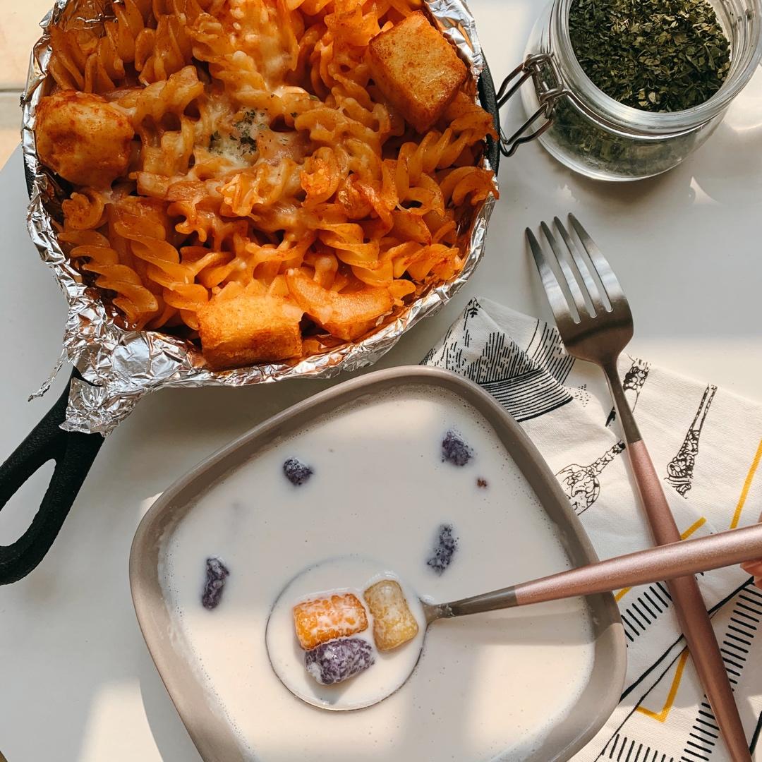 韩式辣酱芝士焗拉面