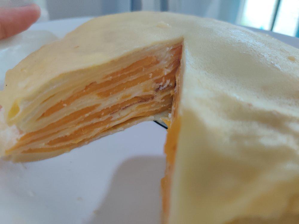 芒果千层蛋糕，100%成功告别煎皮无能