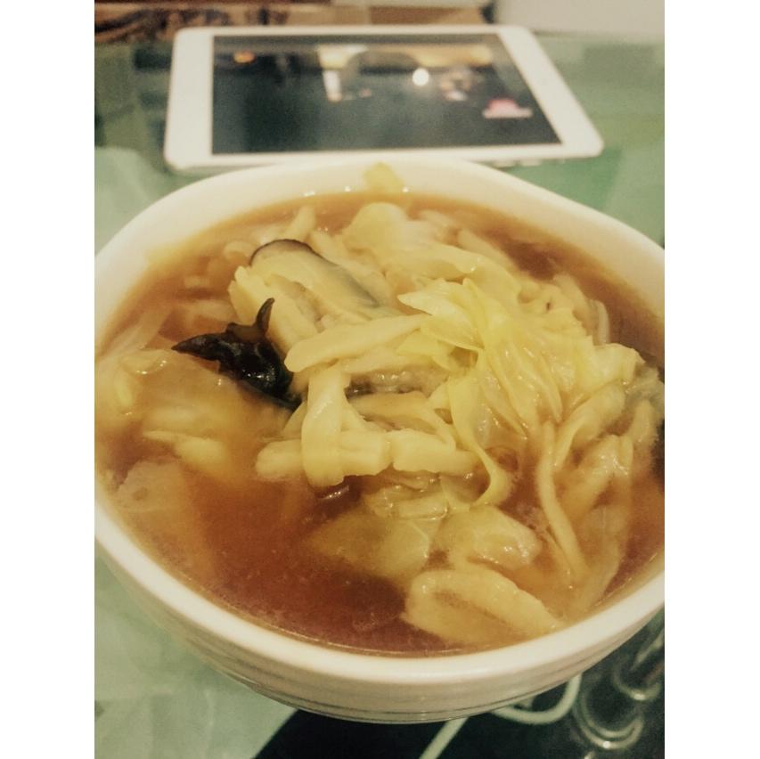 肉丝烩饼