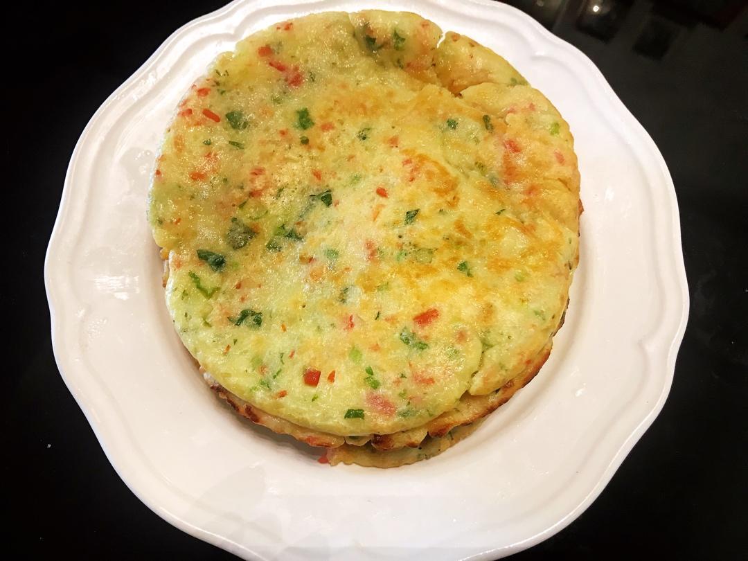 鸡蛋蔬菜煎饼