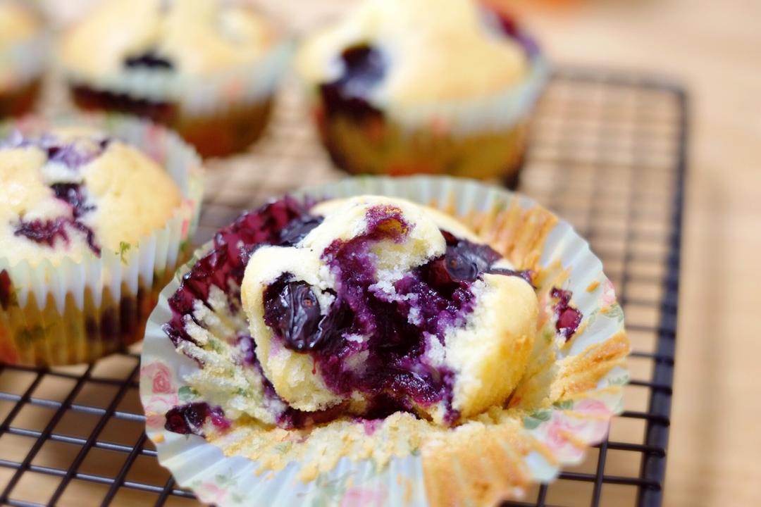 超好吃的蓝莓麦芬