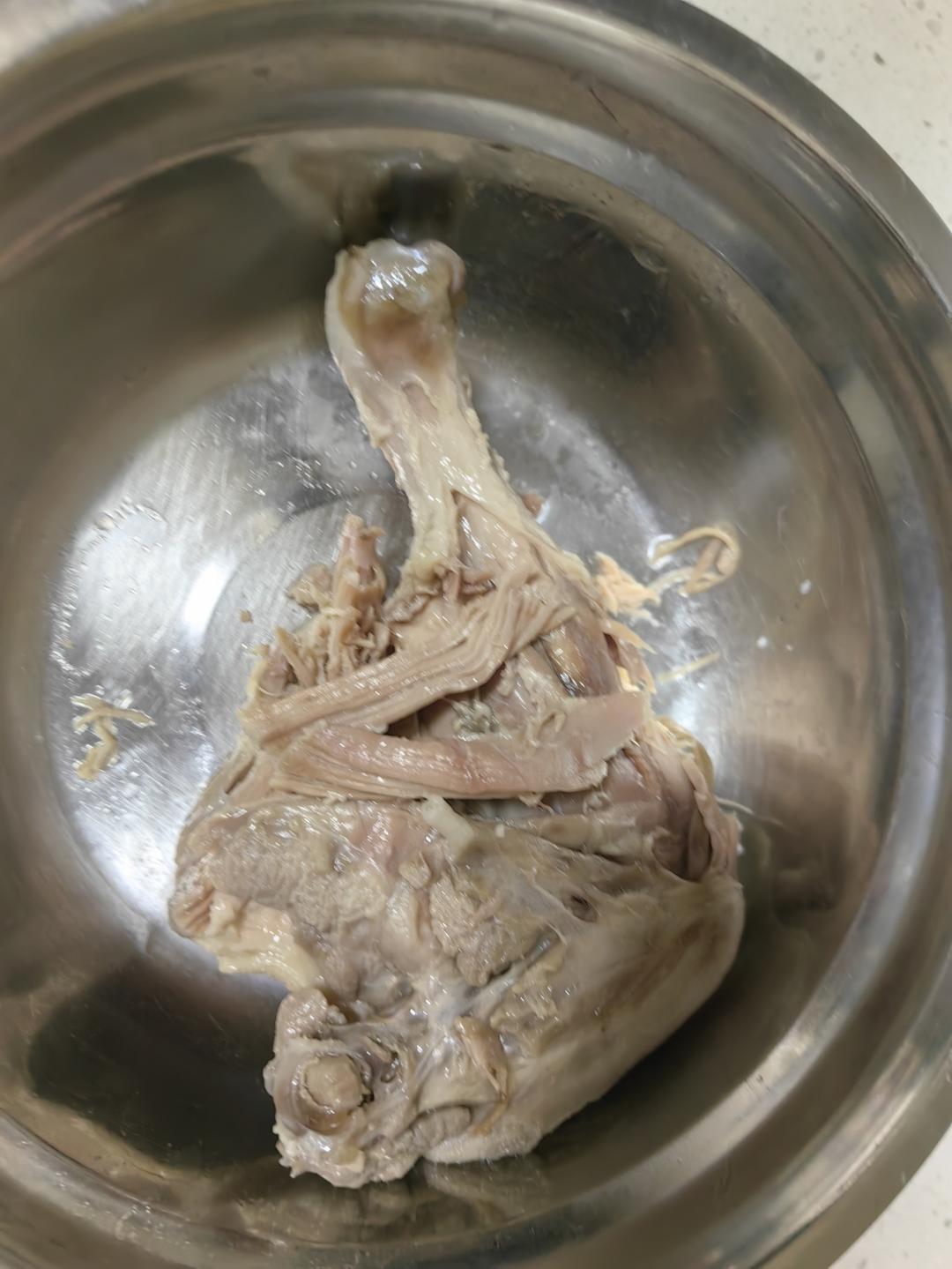 首次成功的盐水鸭腿