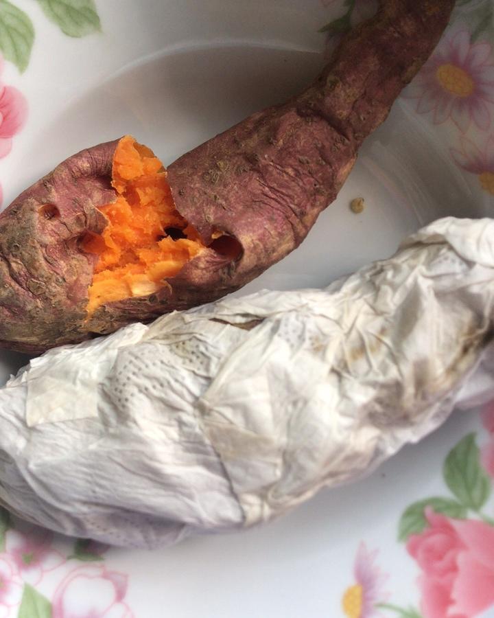 微波炉烤红薯