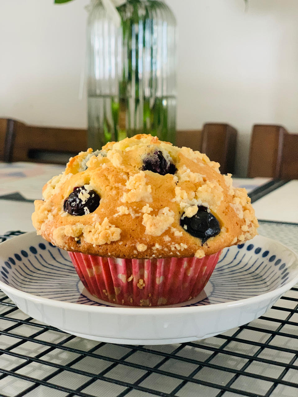 蘑菇头蓝莓麦芬
